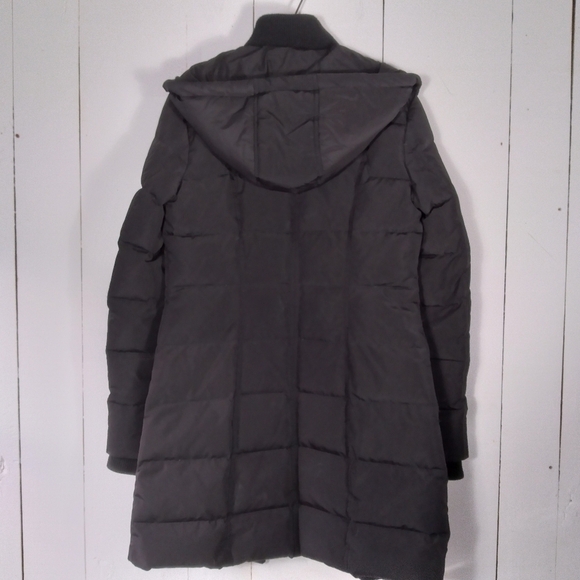 Diamond Trail black down puffer winter coat - Picture 3 of 13